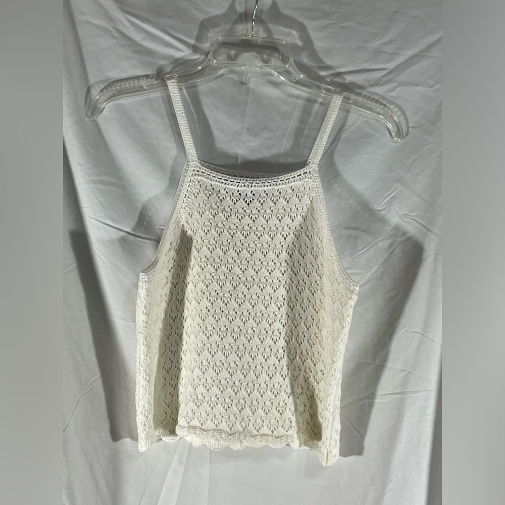 French connection crocheted top size Small